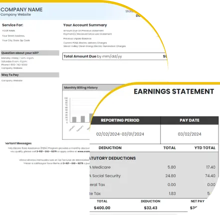 Utility Bill Generator