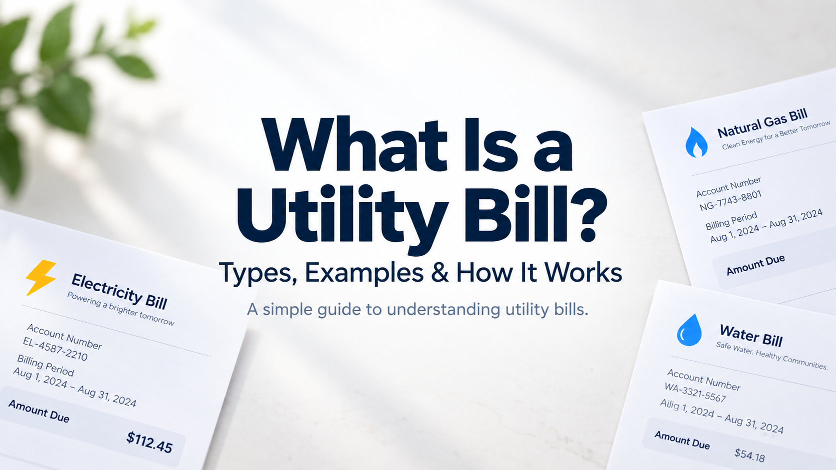 what-is-a-utility-bill