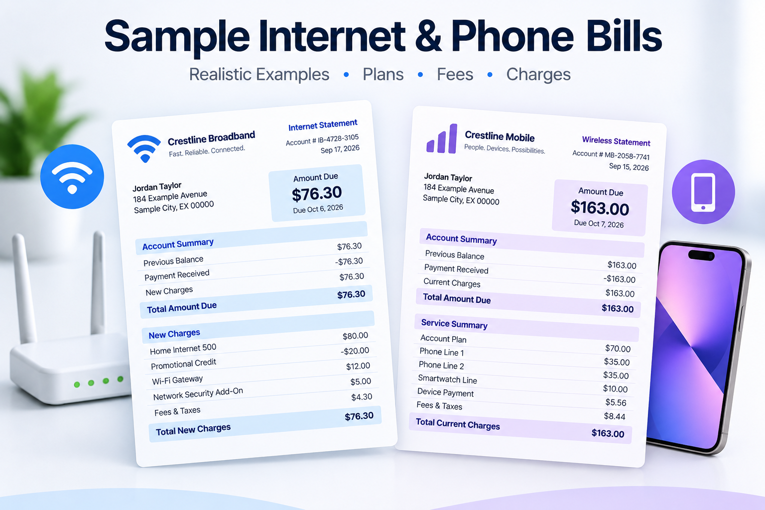 sample-internet-phone-bill-examples