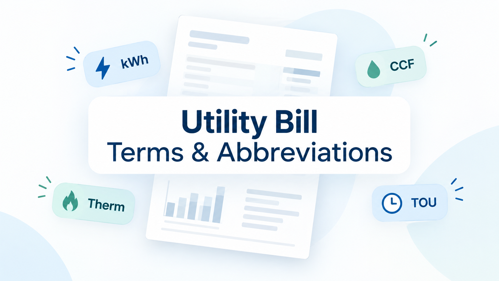 Utility Bill Terms & Abbreviations